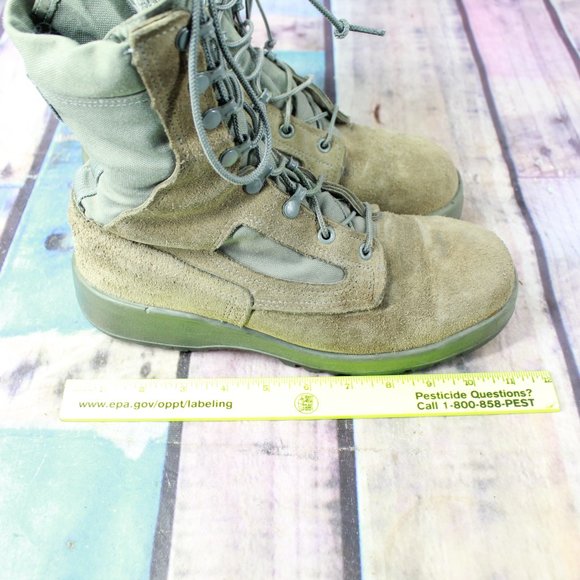 BELLEVILLE F600 Steel Toe ASTM Combat Work Boots Size 7 W main image 10